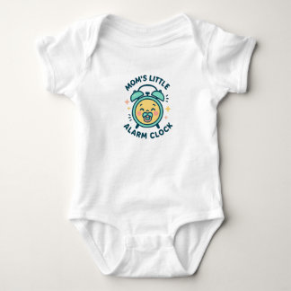 Mammas lilla väckarklocka Baby T-shirt | nyfödd