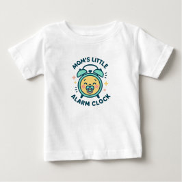 Mammas lilla väckarklocka T-shirt för småbarn