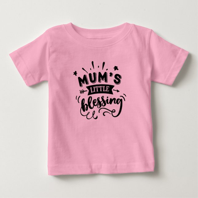Mammas lilla välsignelse t shirt (Framsida)
