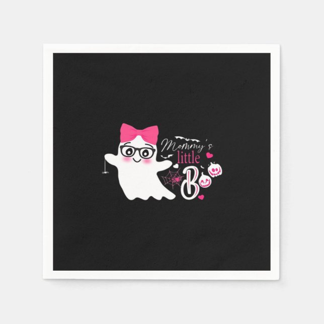 Mamma's Little Boo Halloween Pappersservett (Framsidan)