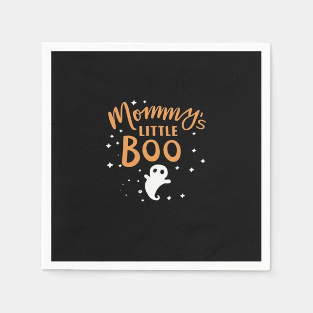 Mamma's Little Boo - Happy halloween Pappersservett (Framsidan)