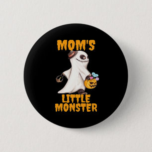 Mamma's Little Boo Monster Funny Graphic Knapp