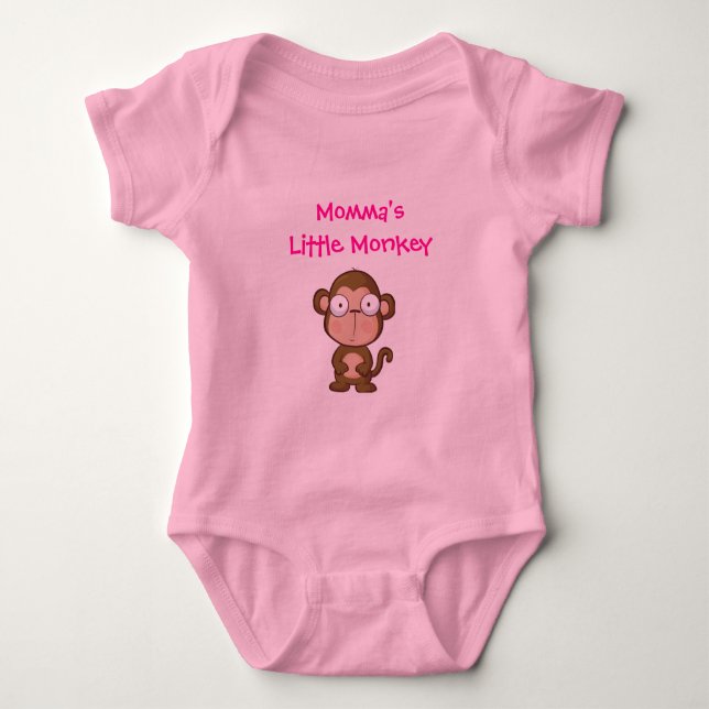 Mamma's Little Monkey T-shirt (Framsida)