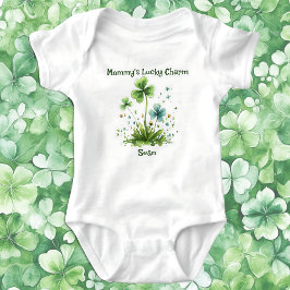 Mammas lyckosamurja Shamrock St. Patricks Day T Shirt