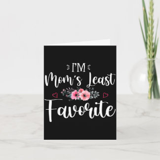 Mammas minst favorit son dotter blomma mamma dag kort