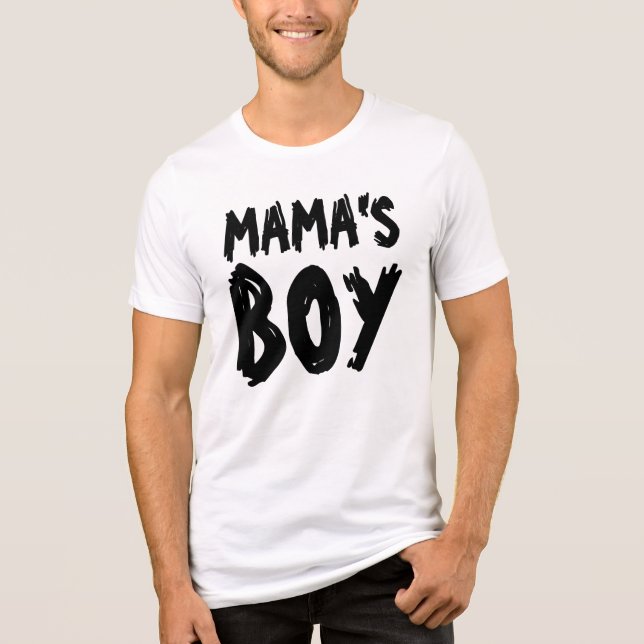MAMMAS POJKE herr SON T-shirts (Framsida)