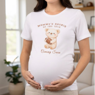 Mammas Rookie of the Year Sporty Bear Fotboll T Shirt