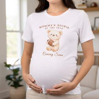 Mammas Rookie of the Year Sporty Bear Fotboll T Shirt