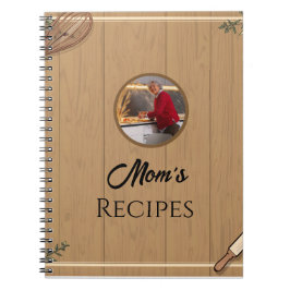 Mammas rustika köksrecept layout redigerbar anteckningsbok