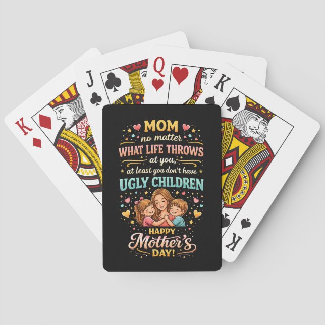 Mammas skrattande kärlek casinokort (Baksidan)