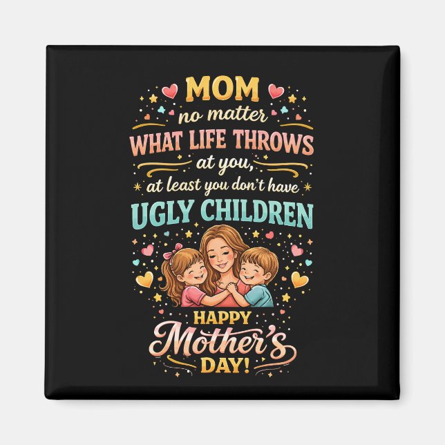 Mammas skrattande kärlek magnet (Framsidan)