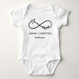 MAMMA'S SMART BOY Personlig Namn Cute T Shirt