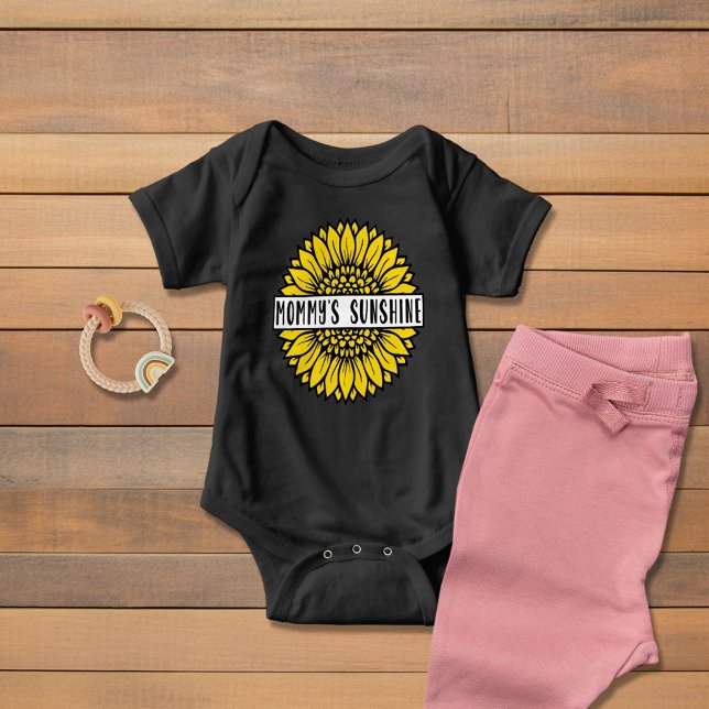 Mammas solsken solfjärilsbaby bodysuit t shirt (Skapare uppladdad)