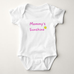 Mammas solskensbarns body t shirt