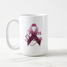 Mammas Starka Cancer Medvetenhet Mugg – Inspireran