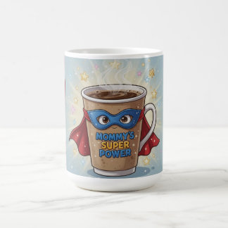 Mammas Superkraft Kaffe Mugg