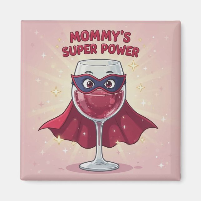 Mammas superkraftmagnet magnet (Framsidan)