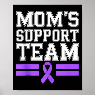 Mammas supportteam familj lupus medvetenhet sle poster