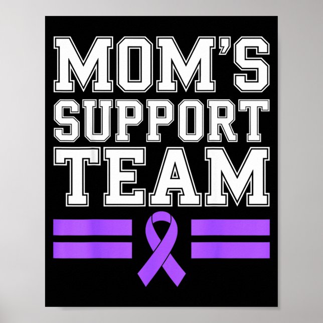 Mammas supportteam familj lupus medvetenhet sle poster (Framsidan)