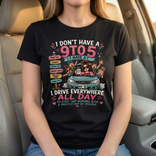 Mammas Taxi Roligt Att Köra Överallt Hela Dagen T Shirt