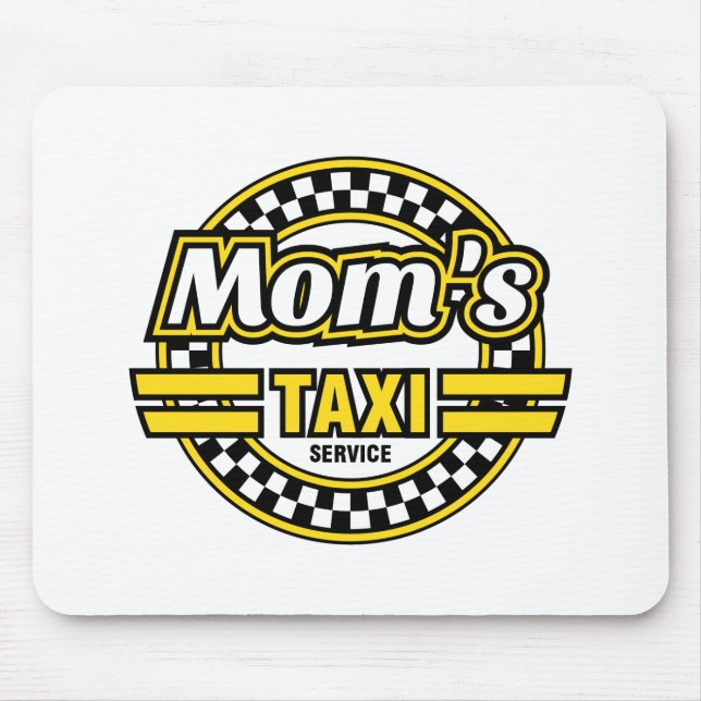 Mammas taxitjänst musmatta (Framsidan)