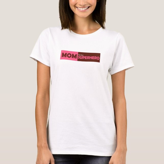 MammaSuperHeroT-tröja från Mommie911.com Tröja (Framsida)