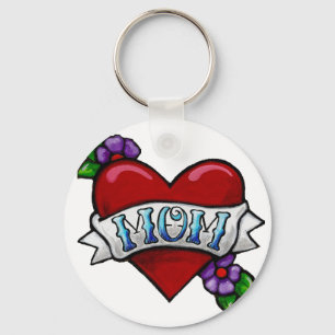Mammatatuering Keychain Nyckelring