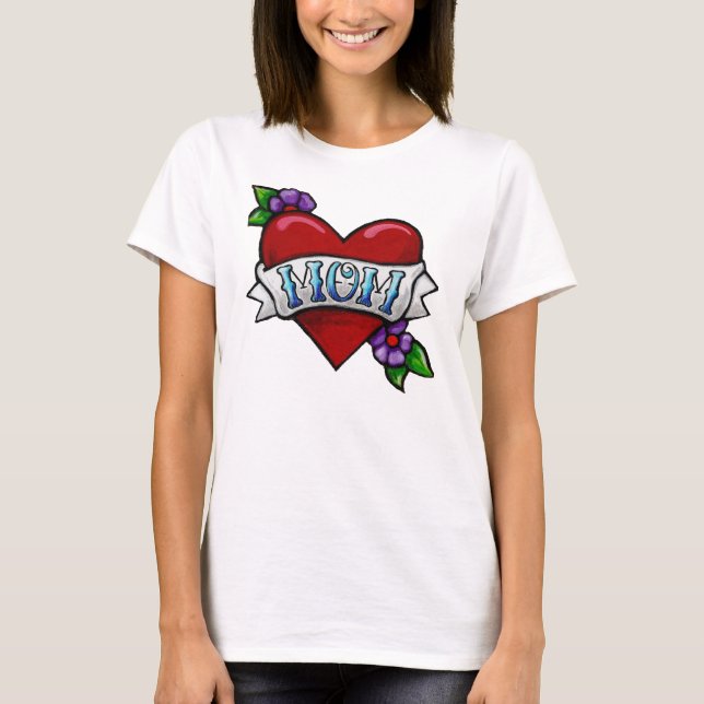mammatatueringskjorta t shirt (Framsida)