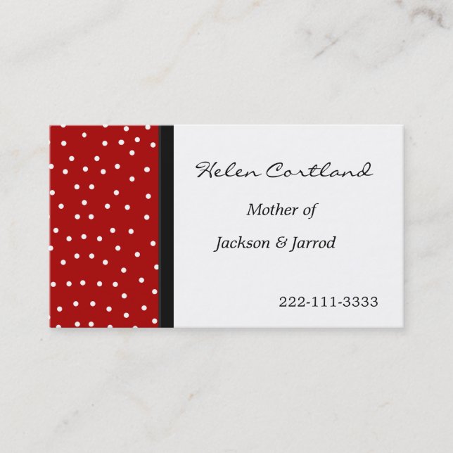 Mammatelefonkort (Framsida)