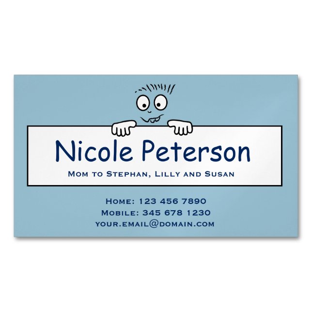 Mammatelefonkort Magnetiska Visitkort (Framsida)