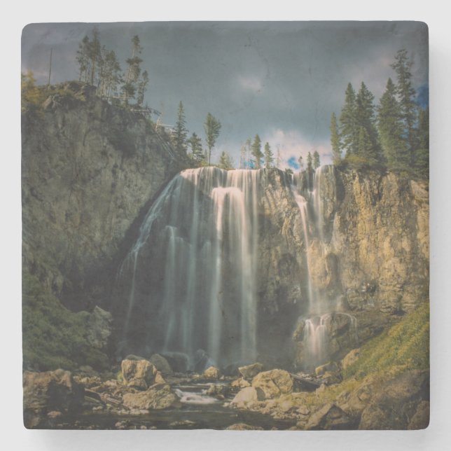 Mammatocumulus moln vid solnedgången underlägg sten (Framsidan)
