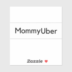 MammaUber Uber Car Sticker Klistermärken