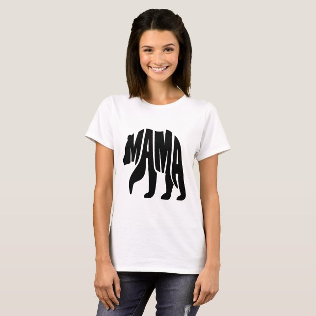 Mammbjörn T Shirt (Hel framsida)