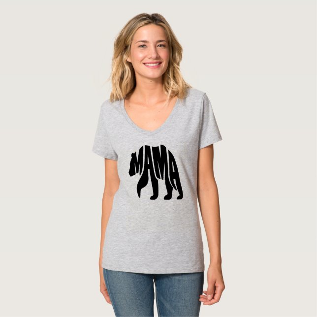 Mammbjörn T Shirt (Hel framsida)