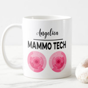 MAMMO TECH Personlig Namn Röntgensjuksköterska Kaffemugg