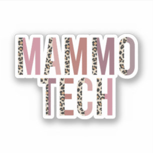 Mammo Technolog, Mammo Tech, Mammography Techs Klistermärken