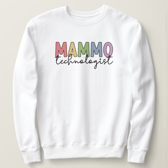 Mammo Technolog Mammography Technician Gifts T Shirt (Design framsida)