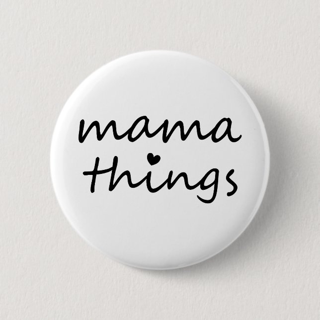 Mammodet Första Mors Dag Ny Mamma Knapp (Framsida)