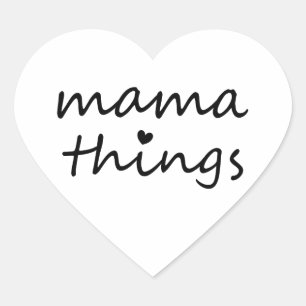 Mammodlar Först Mors Dag Ny Mamma Hjärtformat Klistermärke