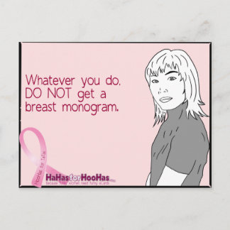 Mammogram... Vykort