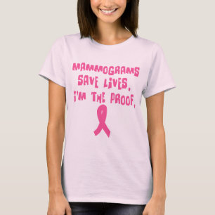 Mammogramssparaliv. Mig förmiddag provexemplaret Tee Shirt