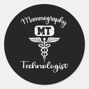 Mammography Techs Technologist Mammo Technolog Runt Klistermärke