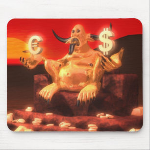 Mammon demongud av pengar musmatta