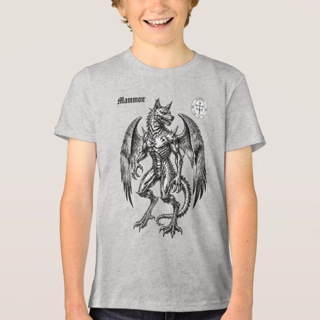 Mammon Infernal Förmögenhet Utgiven T Shirt (Framsida)