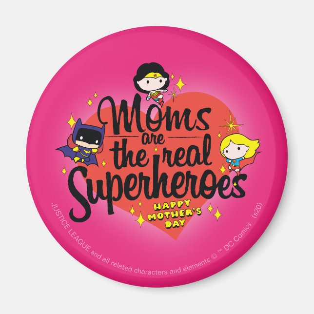 Mammor är de verkliga superhjältarna magnet (Framsidan)