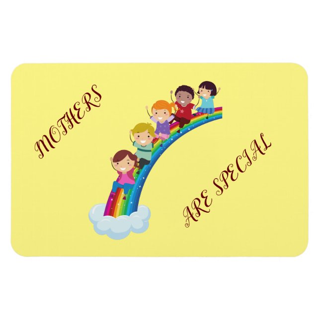 "Mammor är speciell" magnet! Magnet (Horisontell)