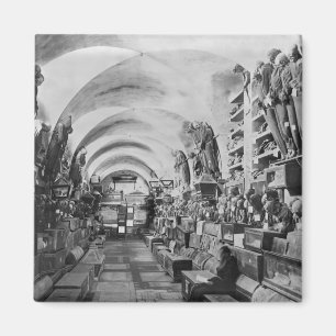 Mammor av catacomben av Palermo, italien Magnet