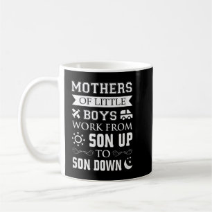 Mammor av små pojkar från son till Sol Dow Kaffemugg