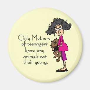 Mammor av tonåringar magnet