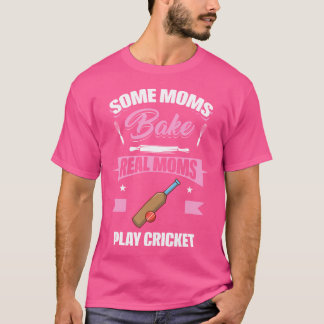 Mammor Bake Real Mammor spelar Cricket Funny Crick T Shirt